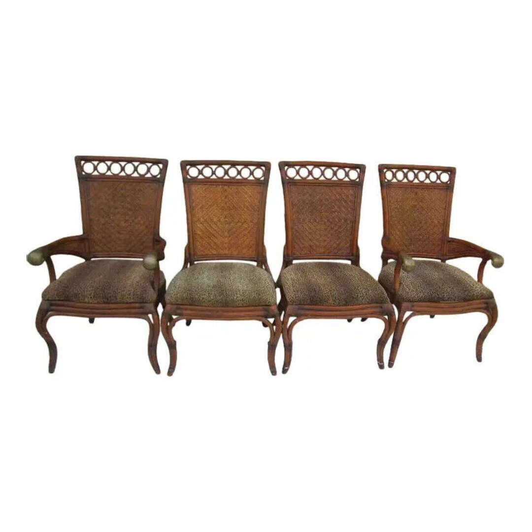Tommy Bahama Style Dining Chairs 2 Side and 2 Arm Chairs Shipping Not