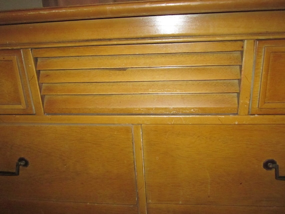 Vintage Bassett Furniture 7 Drawer Dresser Circa 1950 S Does Not Include Shipping
