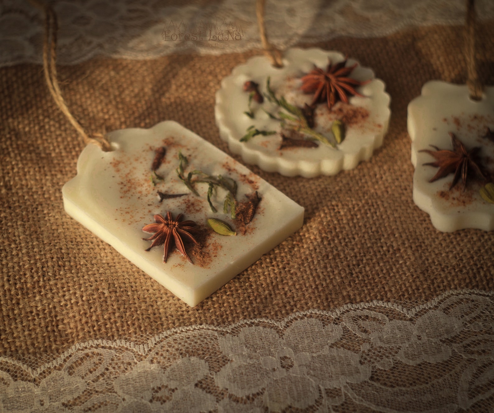 Spicy warm aroma soy wax tablet set of 3 pieces. Air home eco Etsy