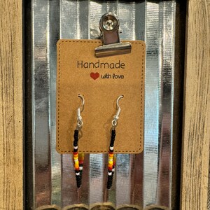 Western Earrings - Pink Eagle main image 1
