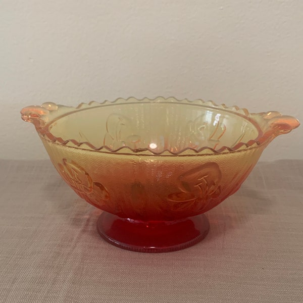 Iris Depression Glass Etsy