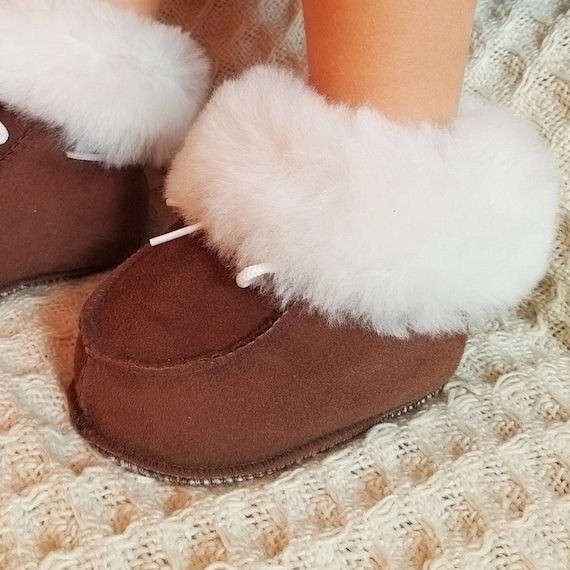 Fuzzy baby boots sale
