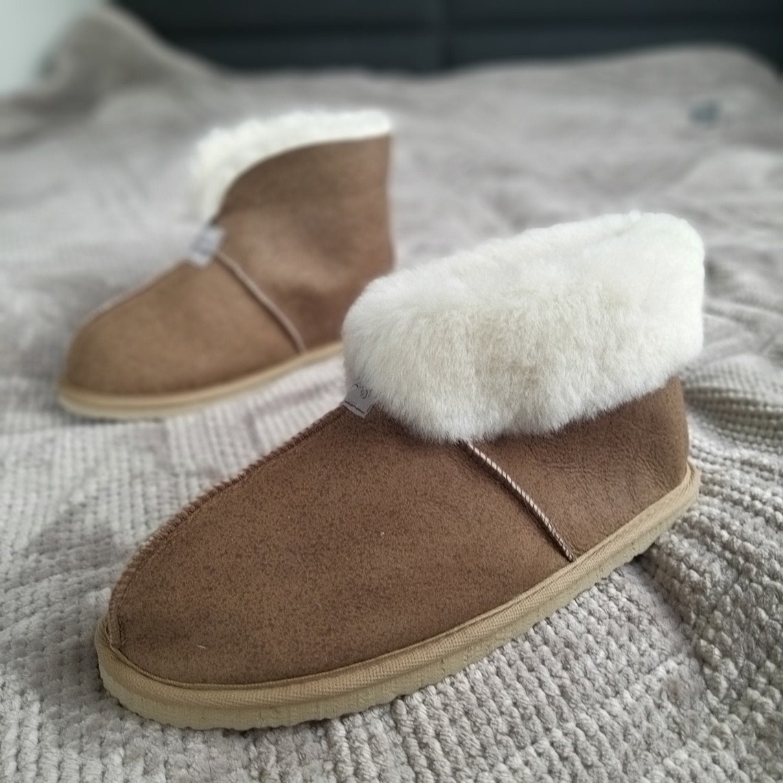 sheepskin boot slippers for men