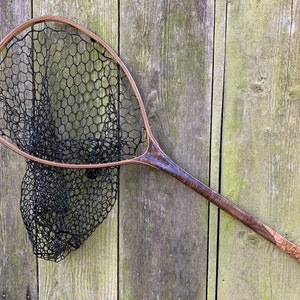 Wood Fishing Net 