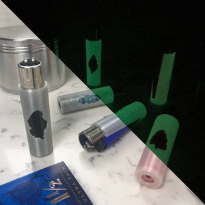 Glow in the Dark Nug Silhouette Lighter Case - Sleeve-a-Light - Fits Clipper Classic Style Lighters | SMOK3DESIGNS 3D Printed Accessories