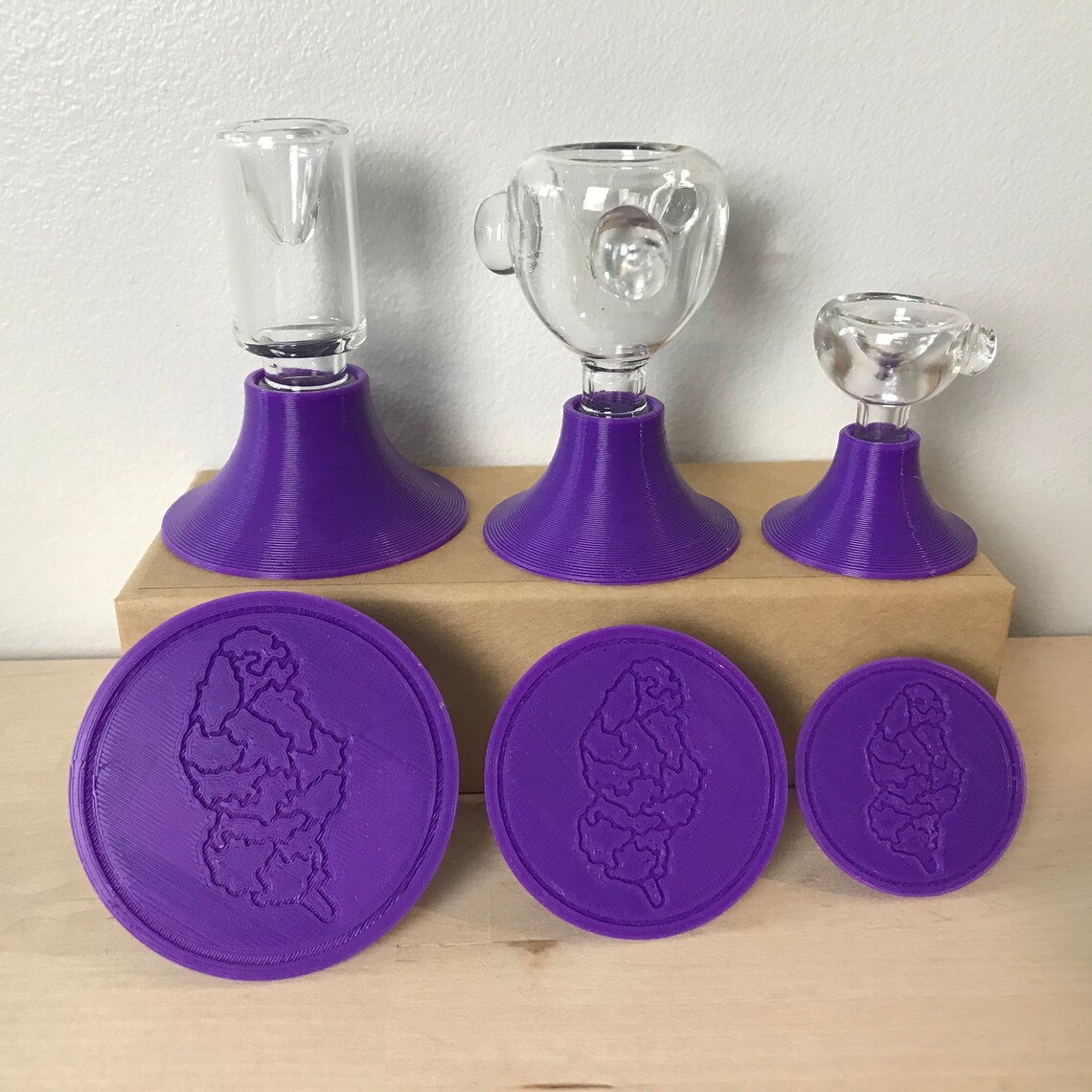 Holdabowl Classic Bong Bowl Holder SMOK3DESIGNS 3D Etsy