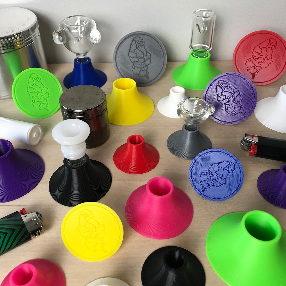 HoldaBowl Classic Bong Bowl Holder 3D Printed Smoking Etsy