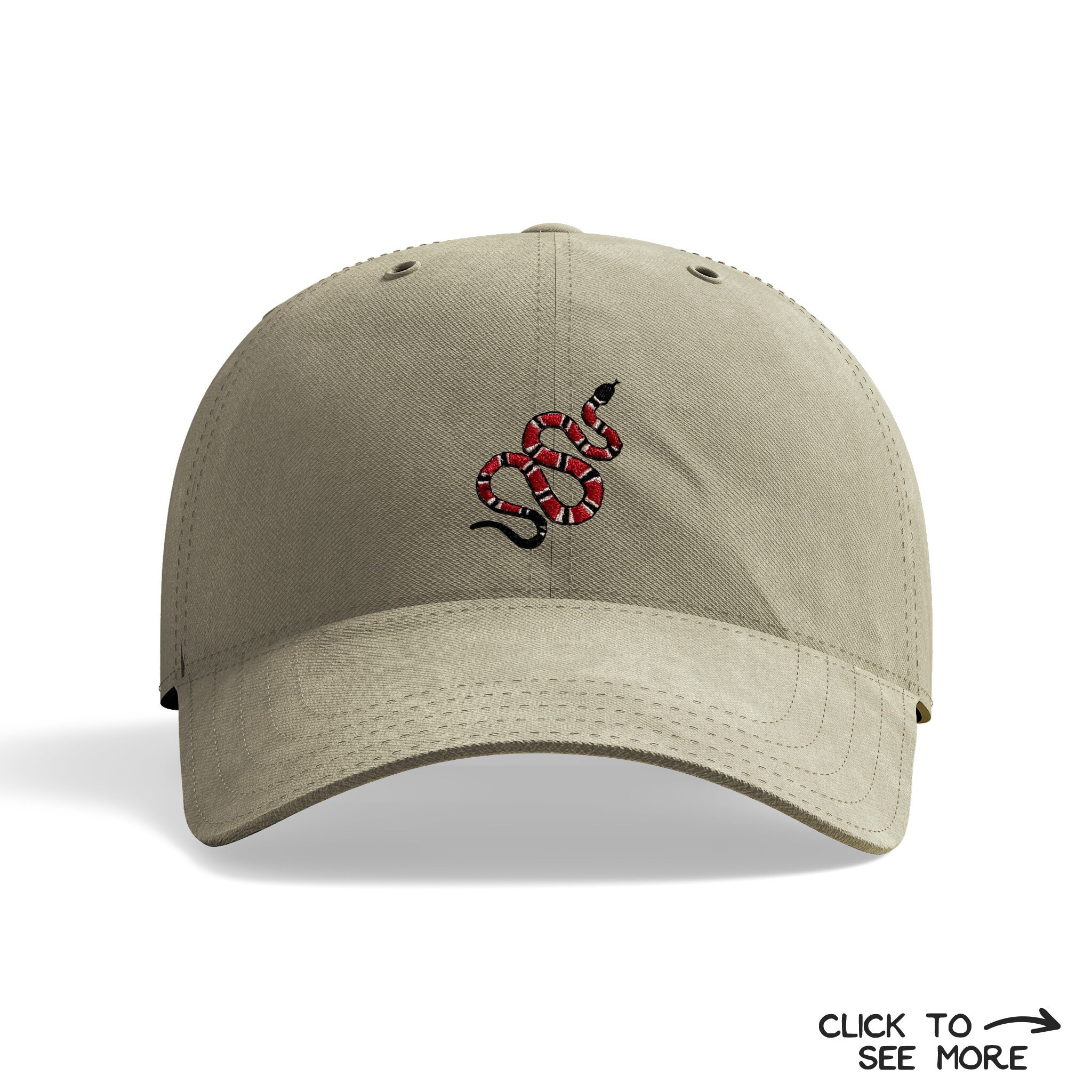 snake baseball cap