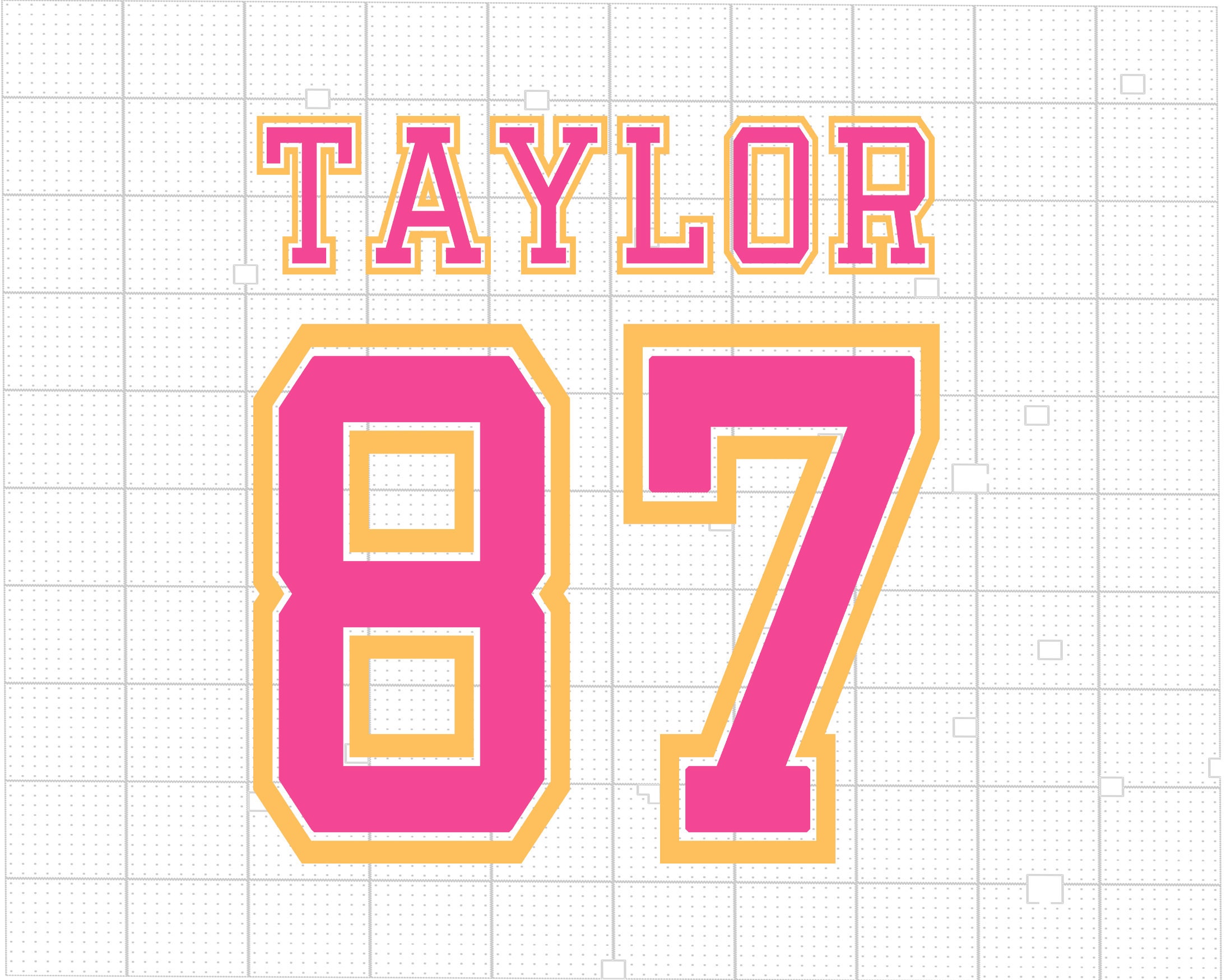 Taylor Numbers Taylor 87, Swift 87 Png, Digital Download. Etsy