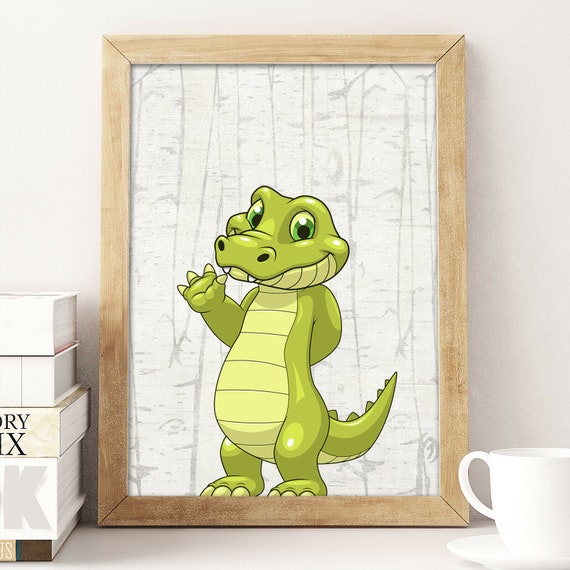 Crocodile, Koala, Panda Bear-wild Animals Art Print Set-nursery Deco  Pictures - Etsy | Poster