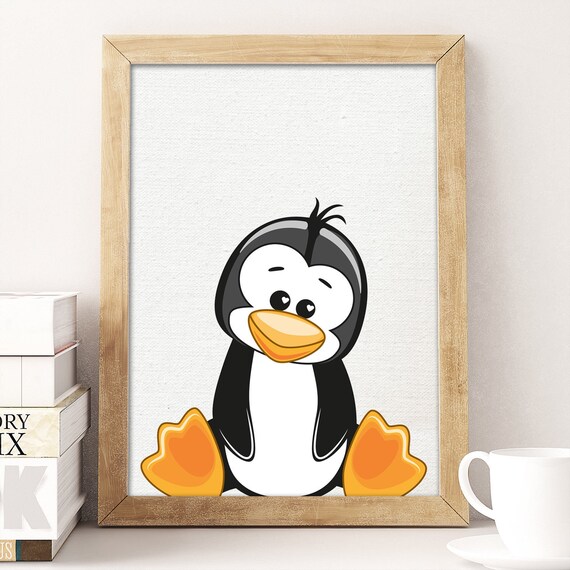 Polar Bear and Penguin Picture Set North Pole and South Pole Animals A4  Poster Nursery Decoration Print - Etsy Hong Kong | Poster