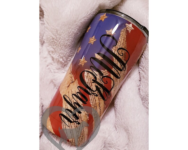 Download Constitution Flag tumbler//Stainless Tumbler//American ...