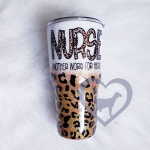 Download Heartbeat Rhythm Stethoscope Glitter Tumbler Nurse Hot Etsy