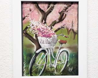 Spring Accents Pastel Painting Framed