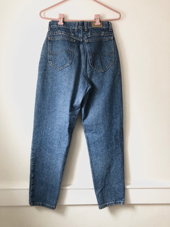 Vintage High Waisted Tapered Lee jeans | Size 8 p… - image 6
