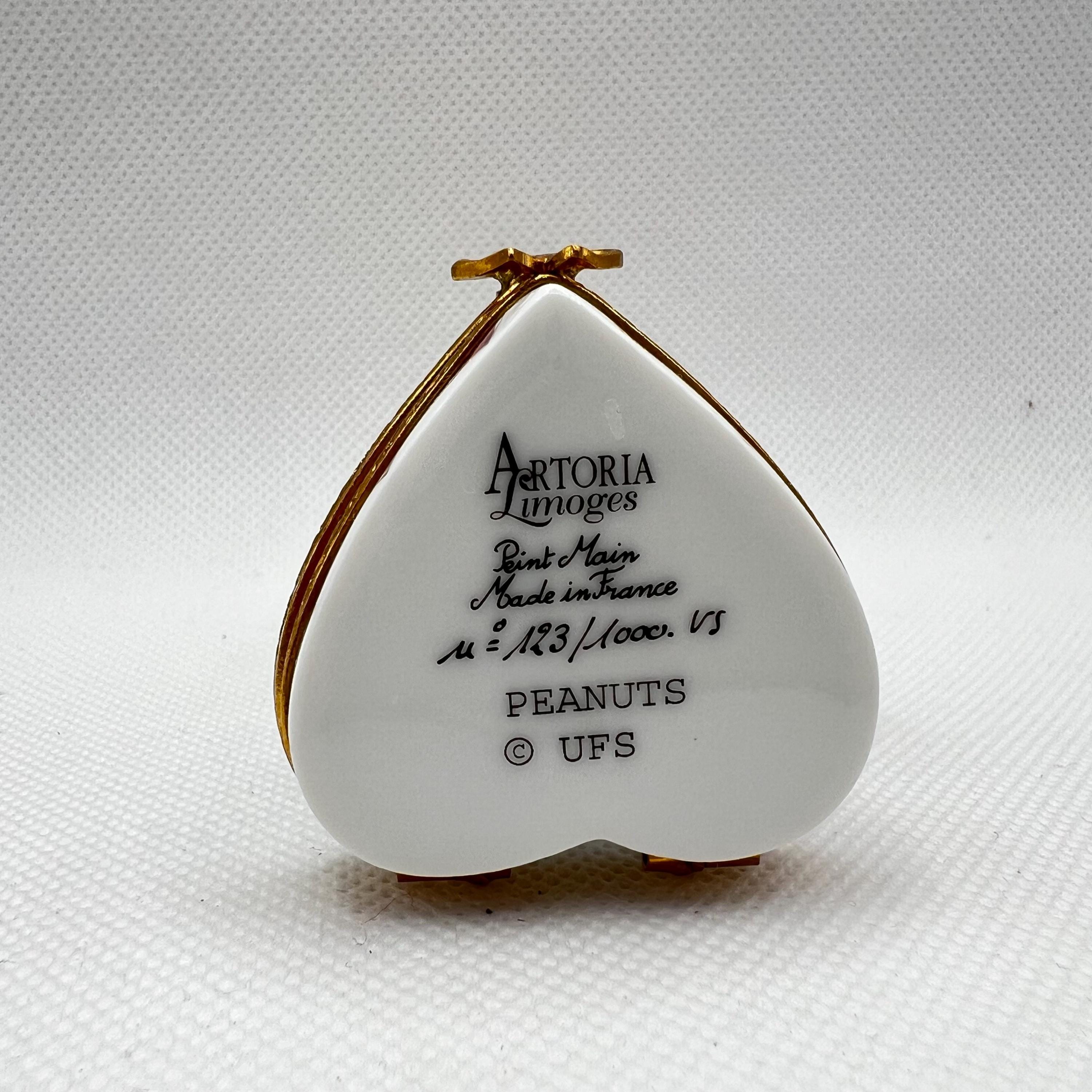 Rare PEANUTS ~ SALLY W Heart ~ Sweet Babboo (artoria) Limoges