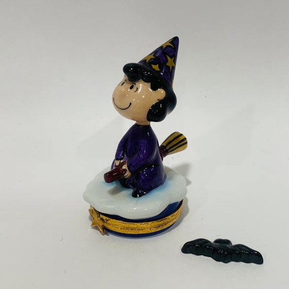 PEANUTS LUCY Halloween Witch ARTORIA Limoges Trinket Box Etsy