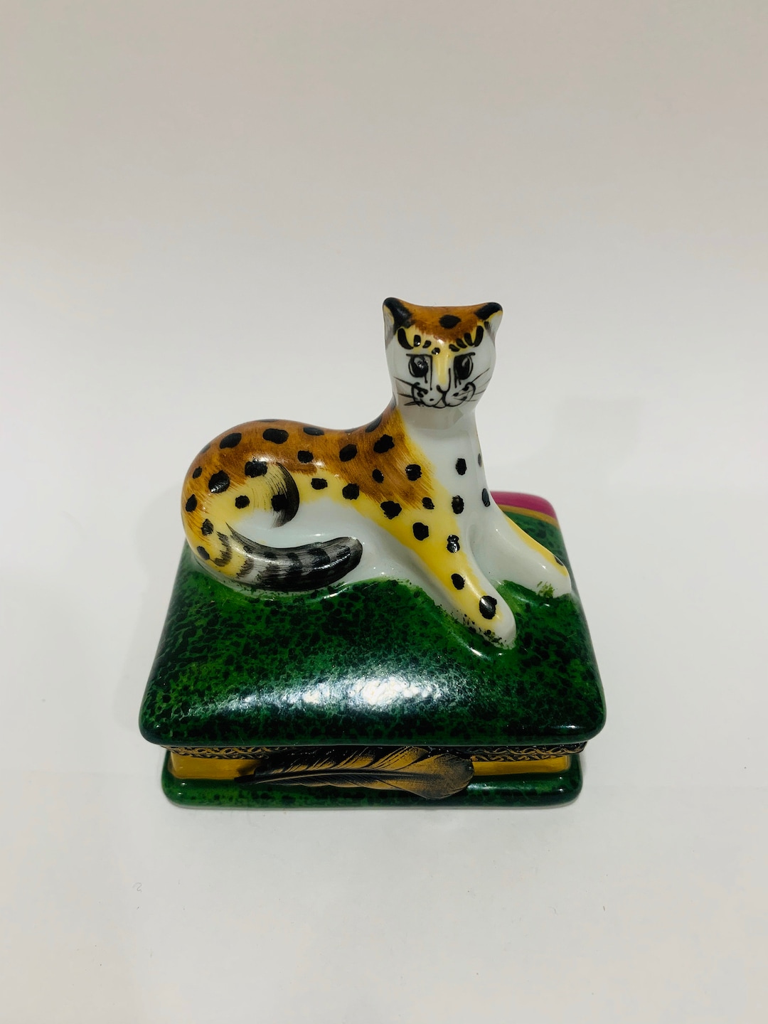 リモージュボックスBOX キャット猫シリーズ⑥Limoges フランス