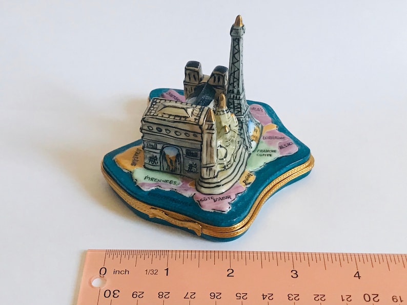 Stunning Paris Eiffel Tower Notre Dame Landmarks Limoges Etsy