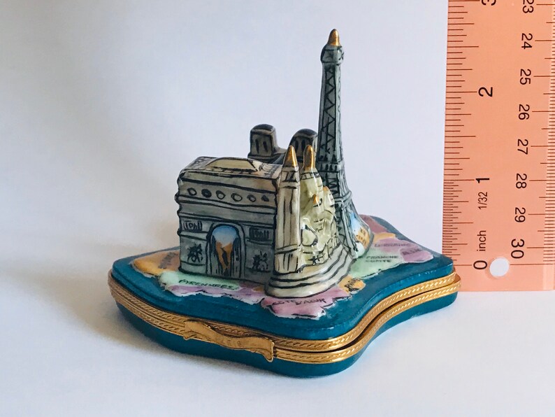 Stunning Paris Eiffel Tower Notre Dame Landmarks Limoges Etsy