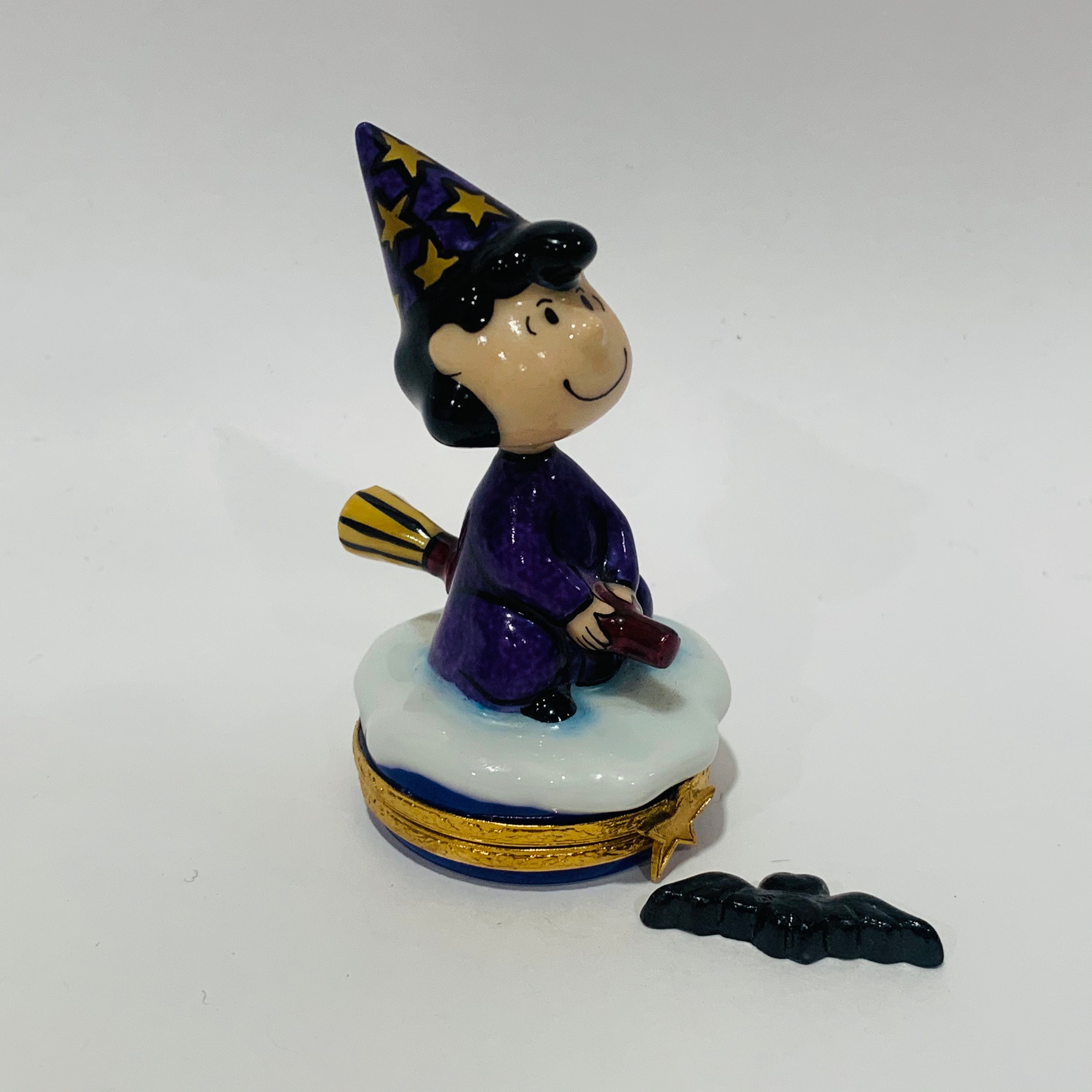 PEANUTS LUCY Halloween Witch ARTORIA Limoges Trinket Box Etsy