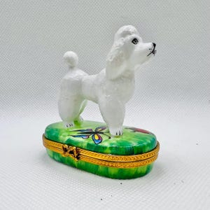 Vintage Poodle Trinket Box - Etsy