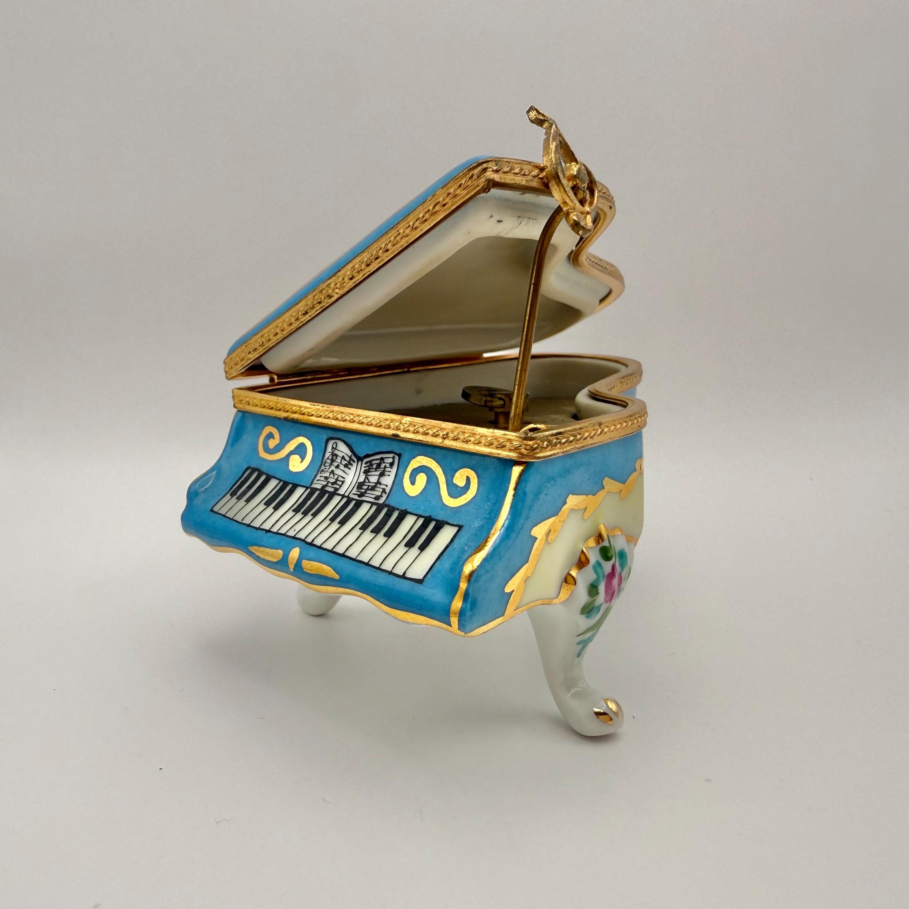 Limoges Piano Trinket Box - Etsy