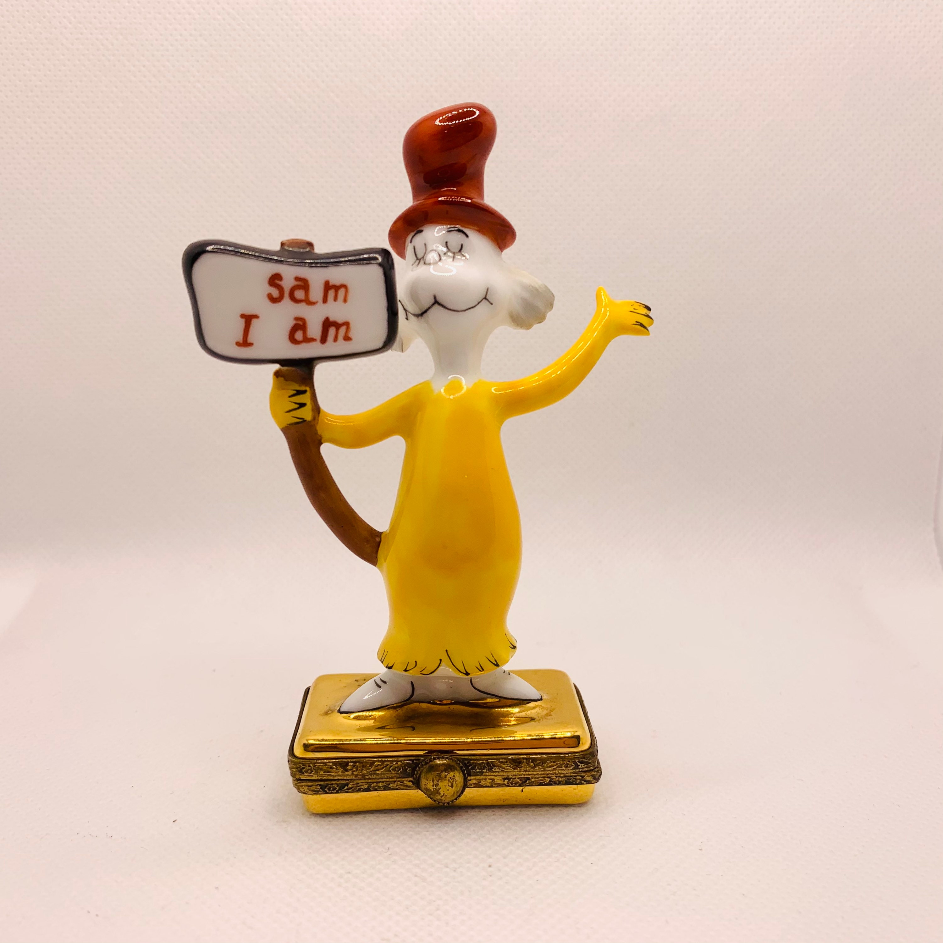 Very Rare SAM-I-AM ~ Dr. Seuss ~ Limited Edition ~ Limoges Trinket