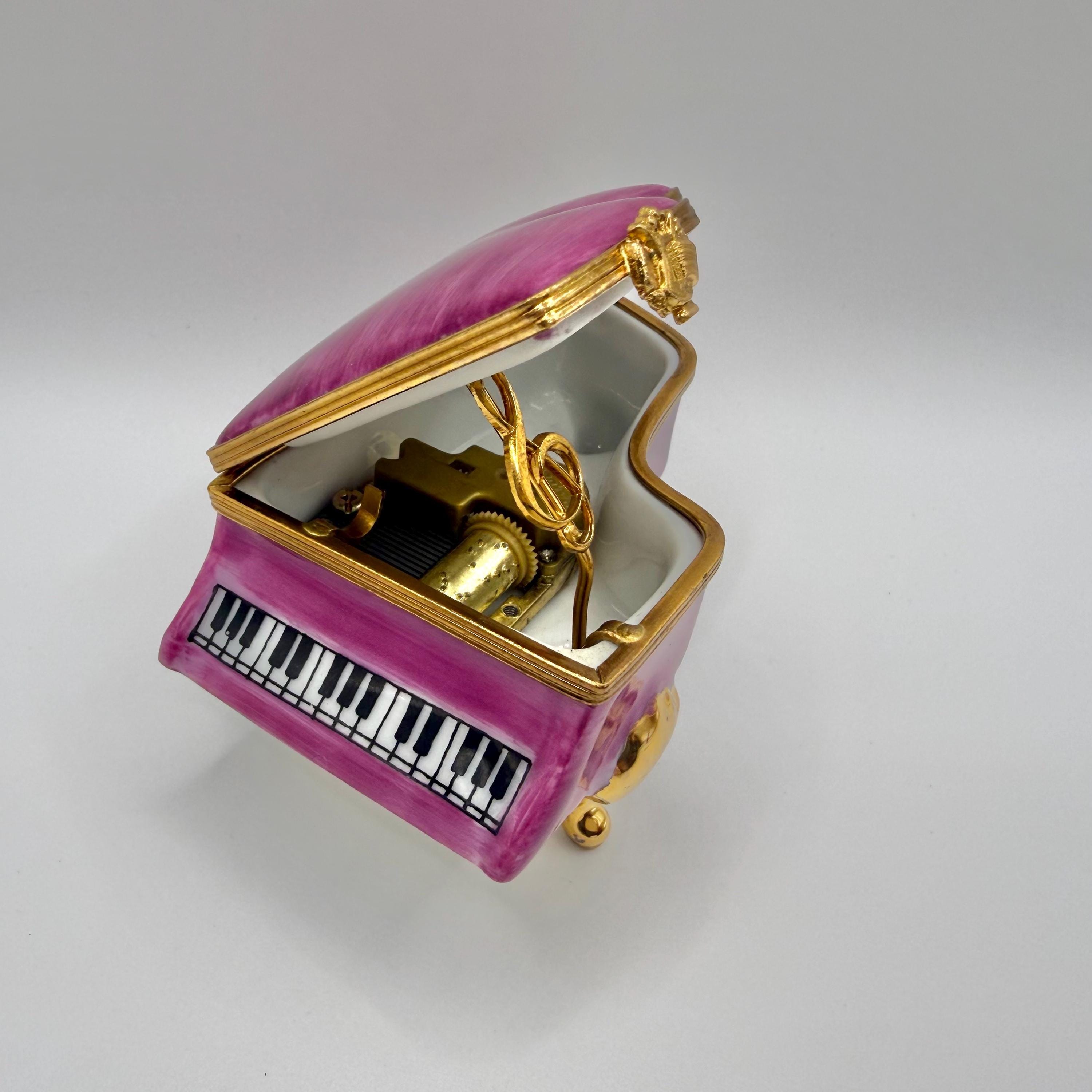 Limoges Piano Trinket Box - Etsy