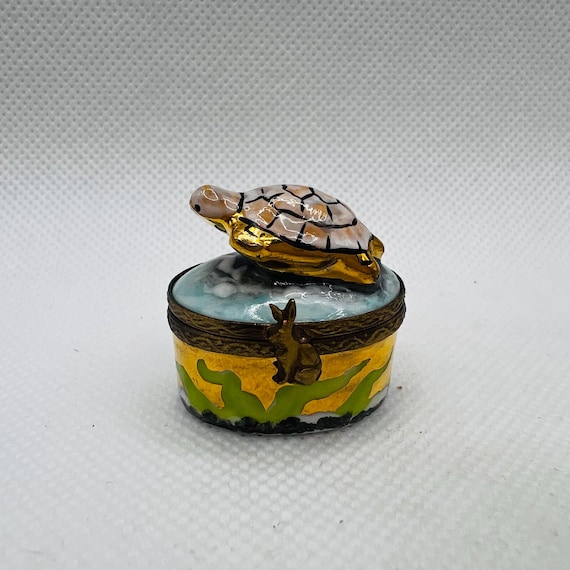 Exquisite Miniature Turtle~ GERARD RIBIERRE (GR) ~ Limoges Trinket