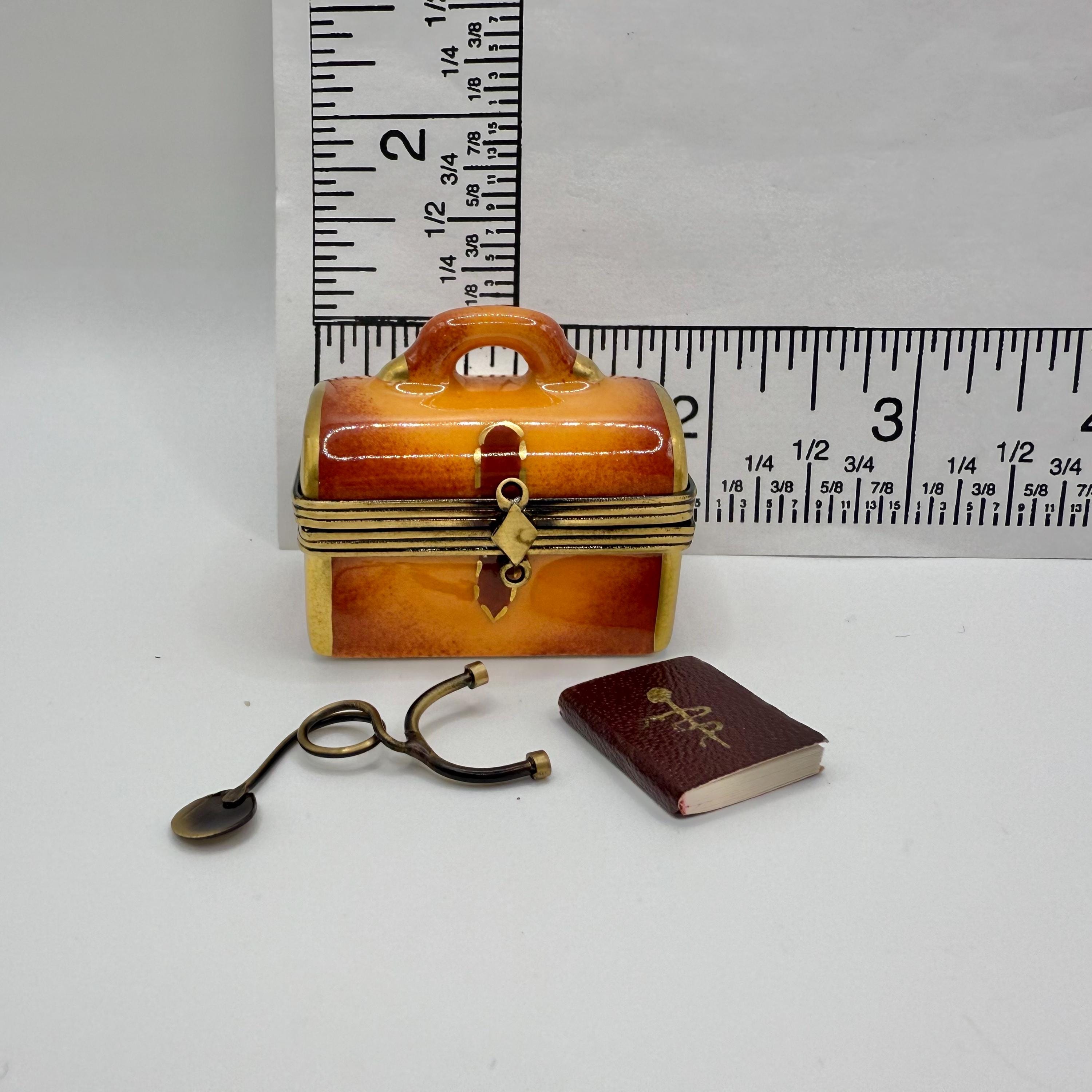 Doctor's Bag W/ Medical Journal and Stethoscope ~ GERARD RIBIERRE