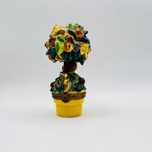 Topiary of Fruit ~ ROCHARD ~ Limoges Box ~ Peint main ~ France ~ Tree Garden Gardener Gift