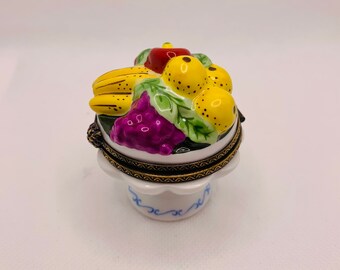 リモージュ　フルーツボウル　器　3個セット フルーツボウル ～ リモージュ小物入れ ～ フランス、リモージュで