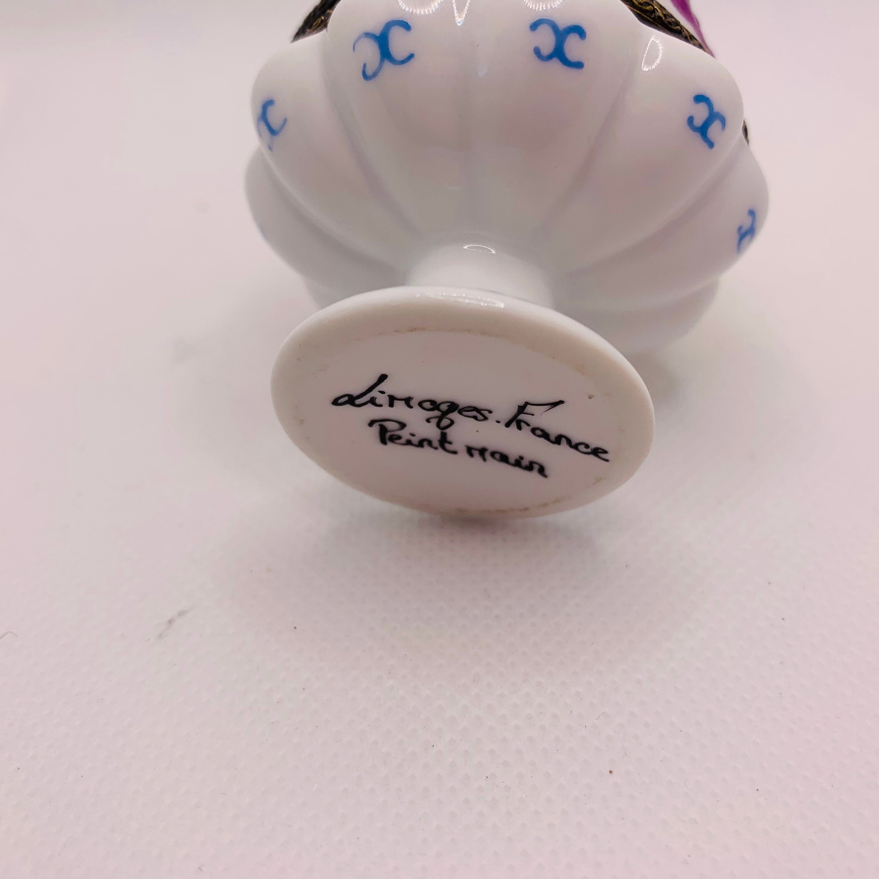 カラフルなフルーツボウル〜リモージュの小物入れ〜フランスの