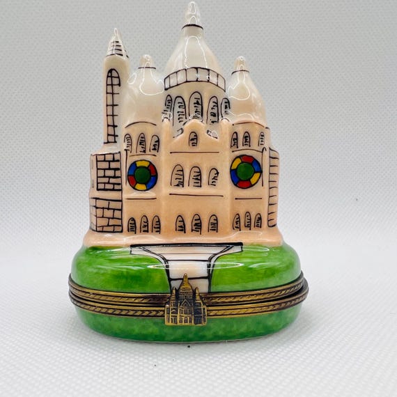 Sacré-cœur Basilica PARIS Montmartre Church ~ Limoges Box ~ Peint