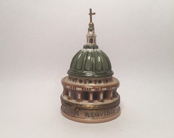 St. Paul&#39;s Cathedral London ~ Limoges Trinket Box ~ Peint main ~ France ~ Rare ~ Vintage