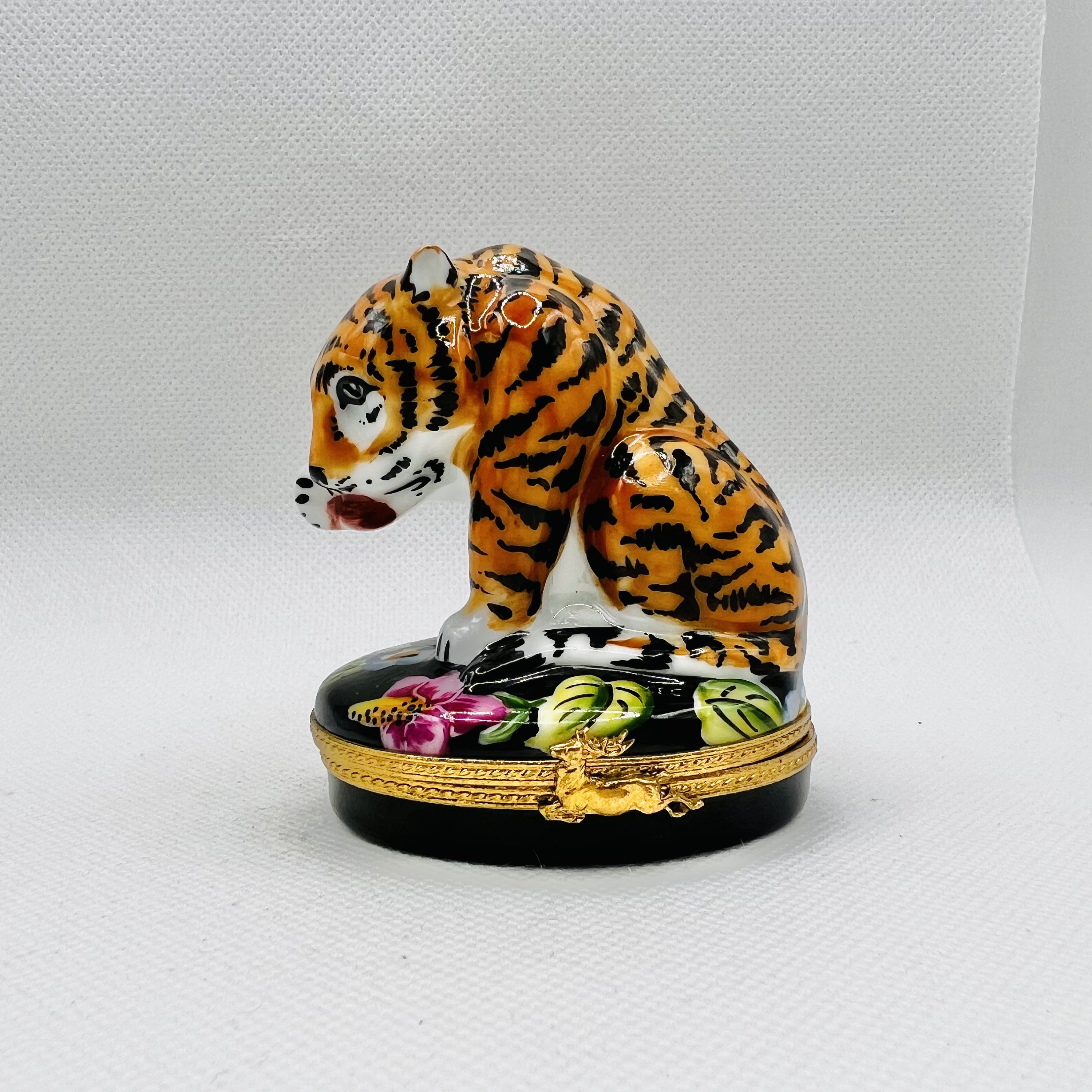 Limoges Tiger Box - Etsy