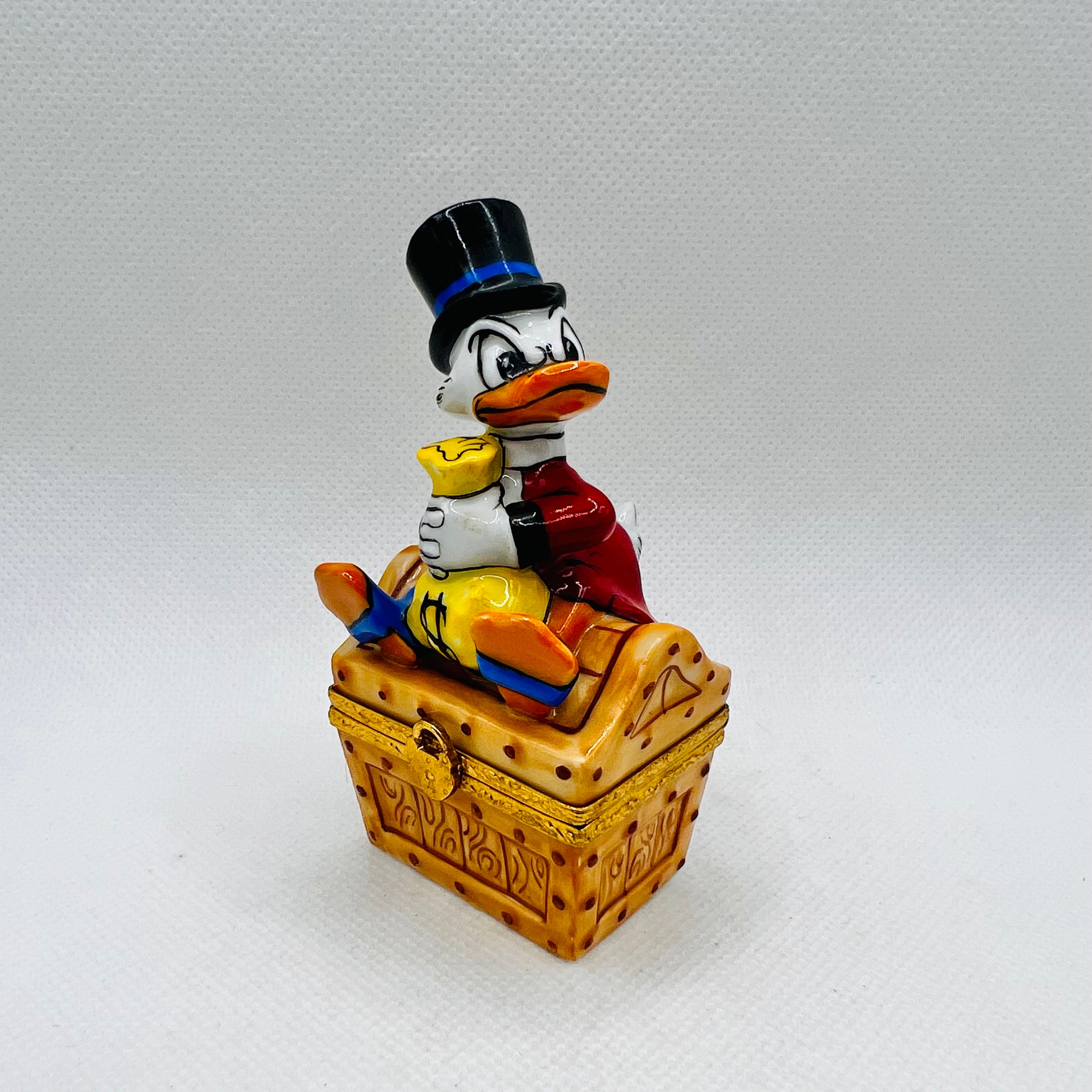 Ultra Rare SCROOGE Mcduck ARTORIA Disney Limoges Trinket Box Peint Main France Rare Limited Edition Donald Duck Etsy