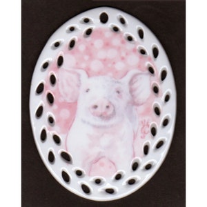 Pink Pig Ornament