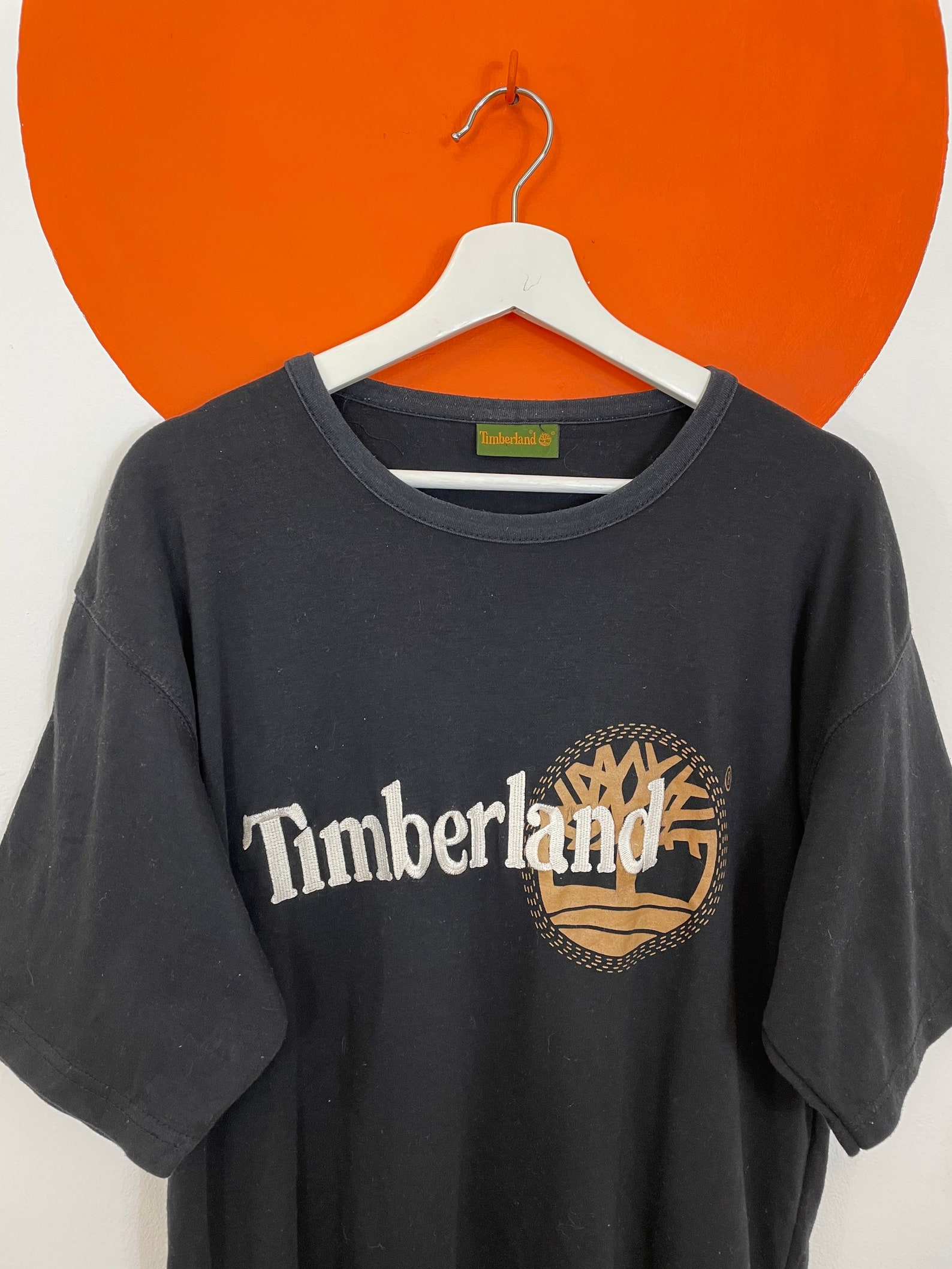 Men's Timberland Thick Short Sleeve T-Shirt Top Tee Black | Etsy
