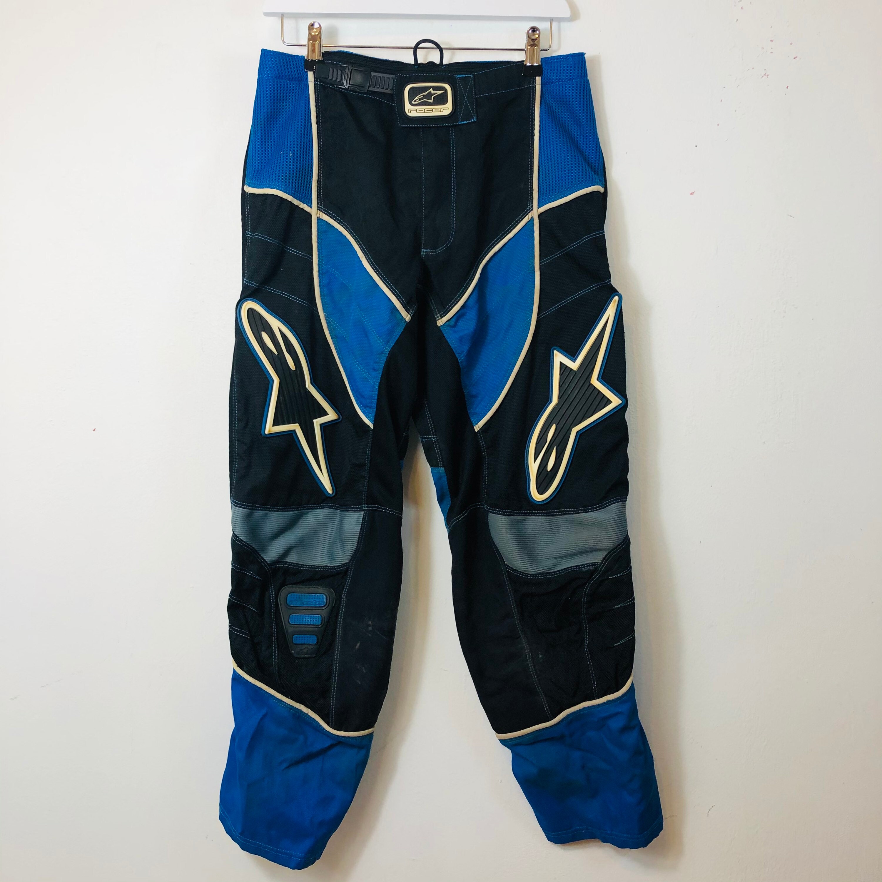 Image of Alpinestars Racer Motorcycle Trousers Motorbike Bike Biker Pants 32" Waist
