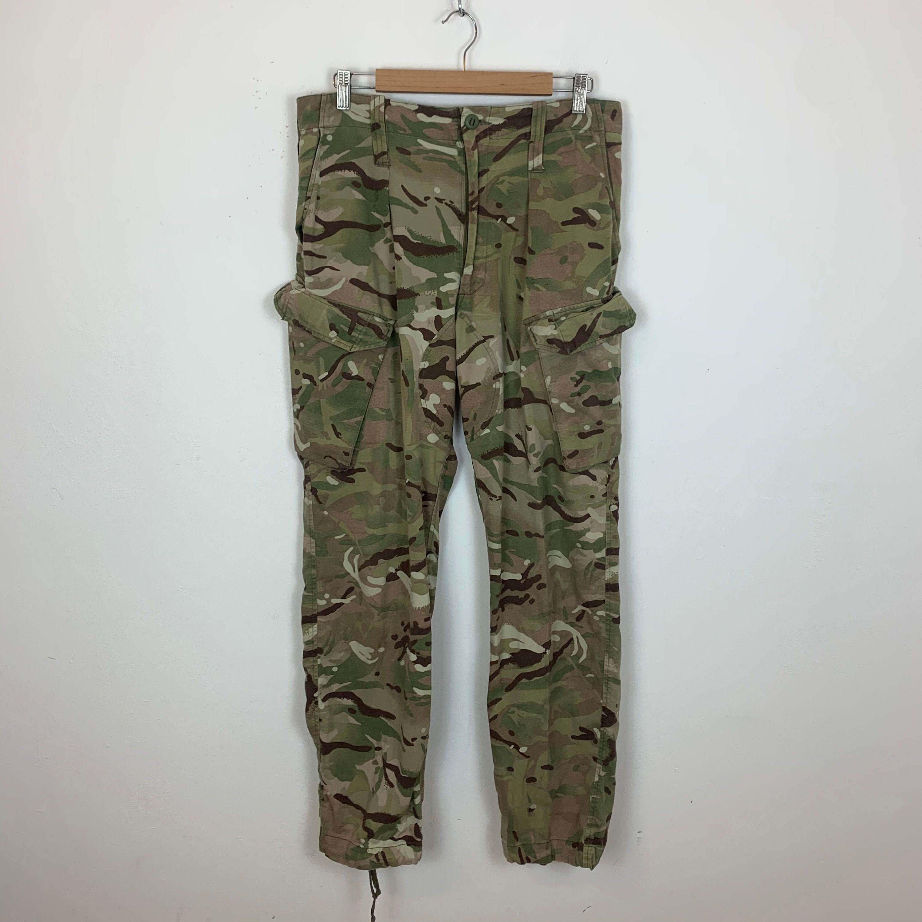 Image of Army Combat Clothing Camouflage Trousers Pants Camo Khaki Green 33" Waist