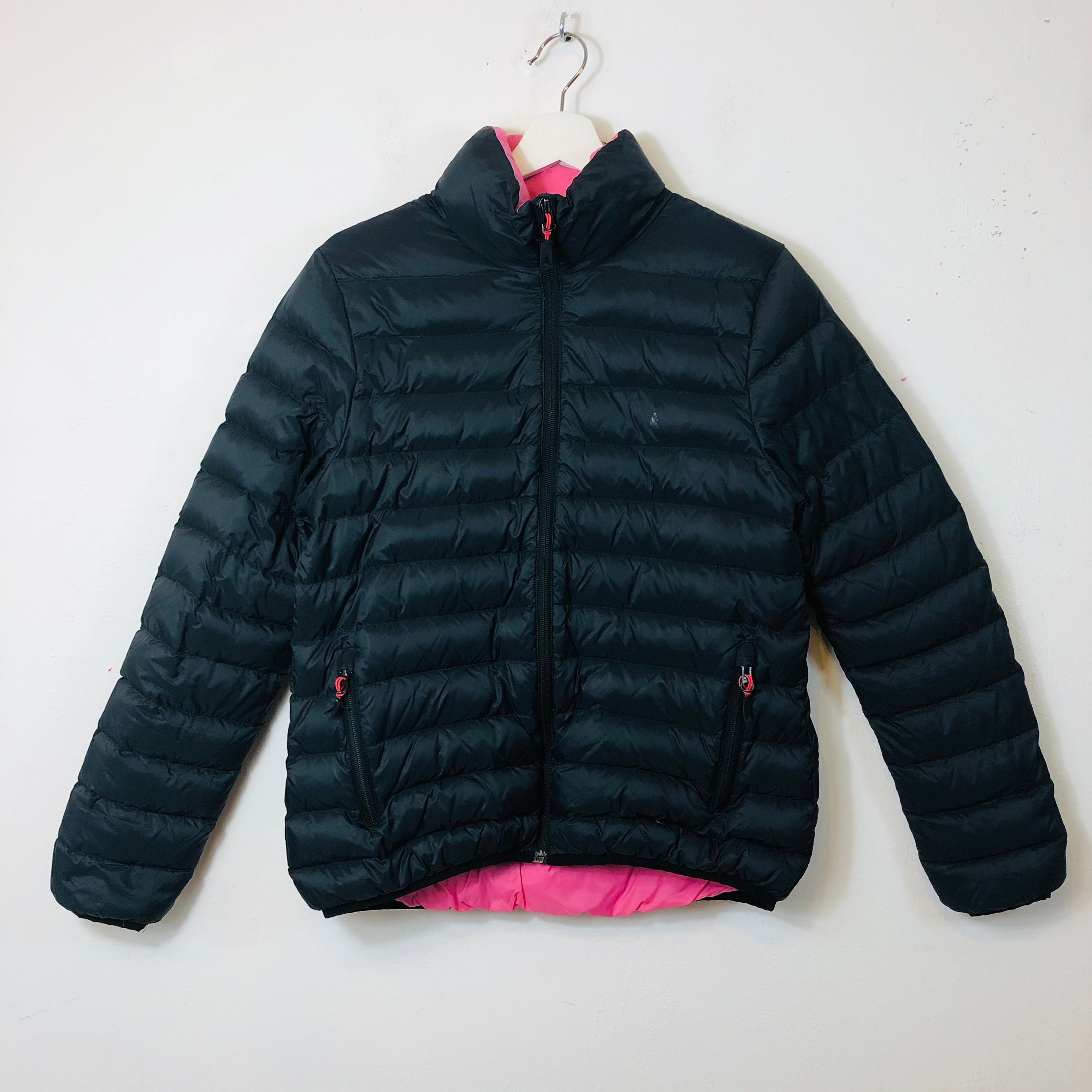 Image of Musto Down Filled Puffer Jacket Puffa Coat Top Black Winter Women's Uk Size