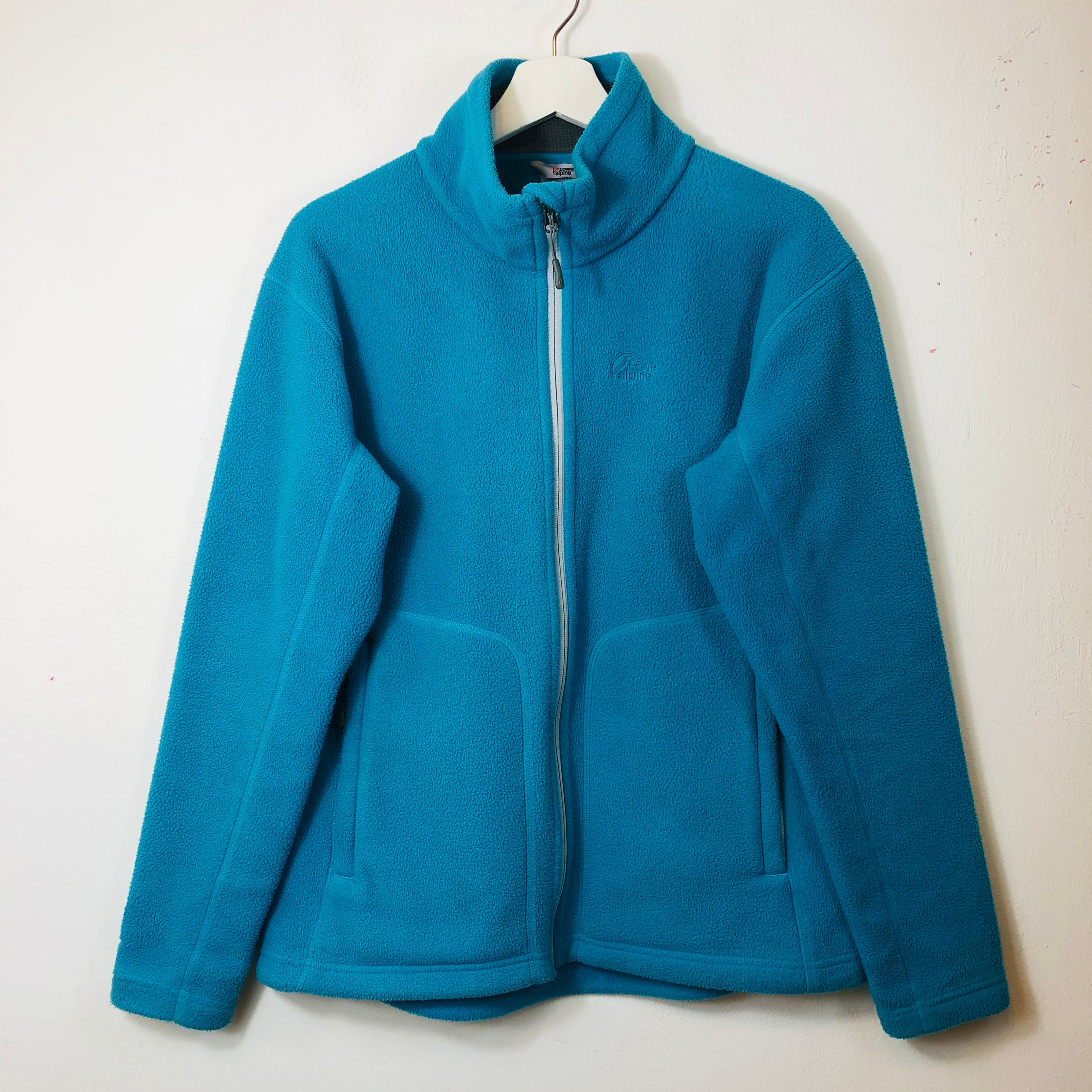 Image of Women's Lowe Alpine Fleece Jacket Sweater Sweatshirt Jumper Turquoise Uk Size