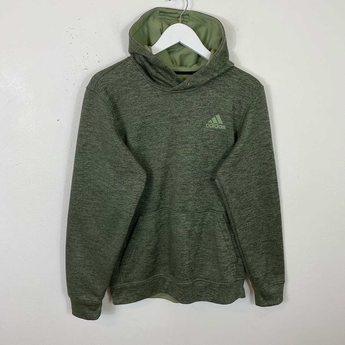 Men's Adidas Pullover Hoodie Sweatshirt Sweater Top Green | Etsy