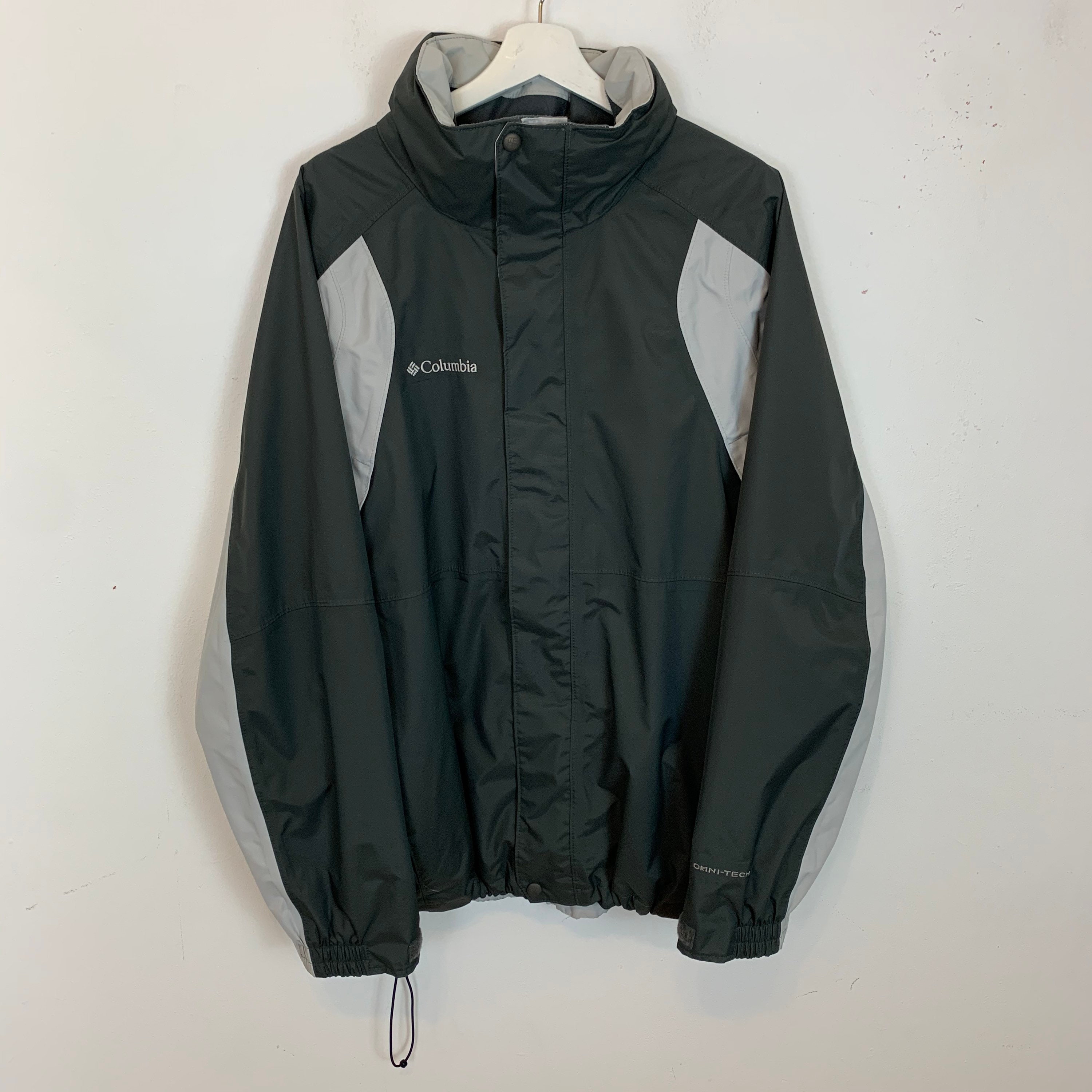 Image of Men's Columbia Interchange Raincoat Jacket Hood Hooded Grey Uk Size L Large