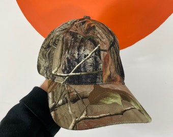 Hunting Camo shooting cap Realtree style Camouflage cap stalking boonie hat 