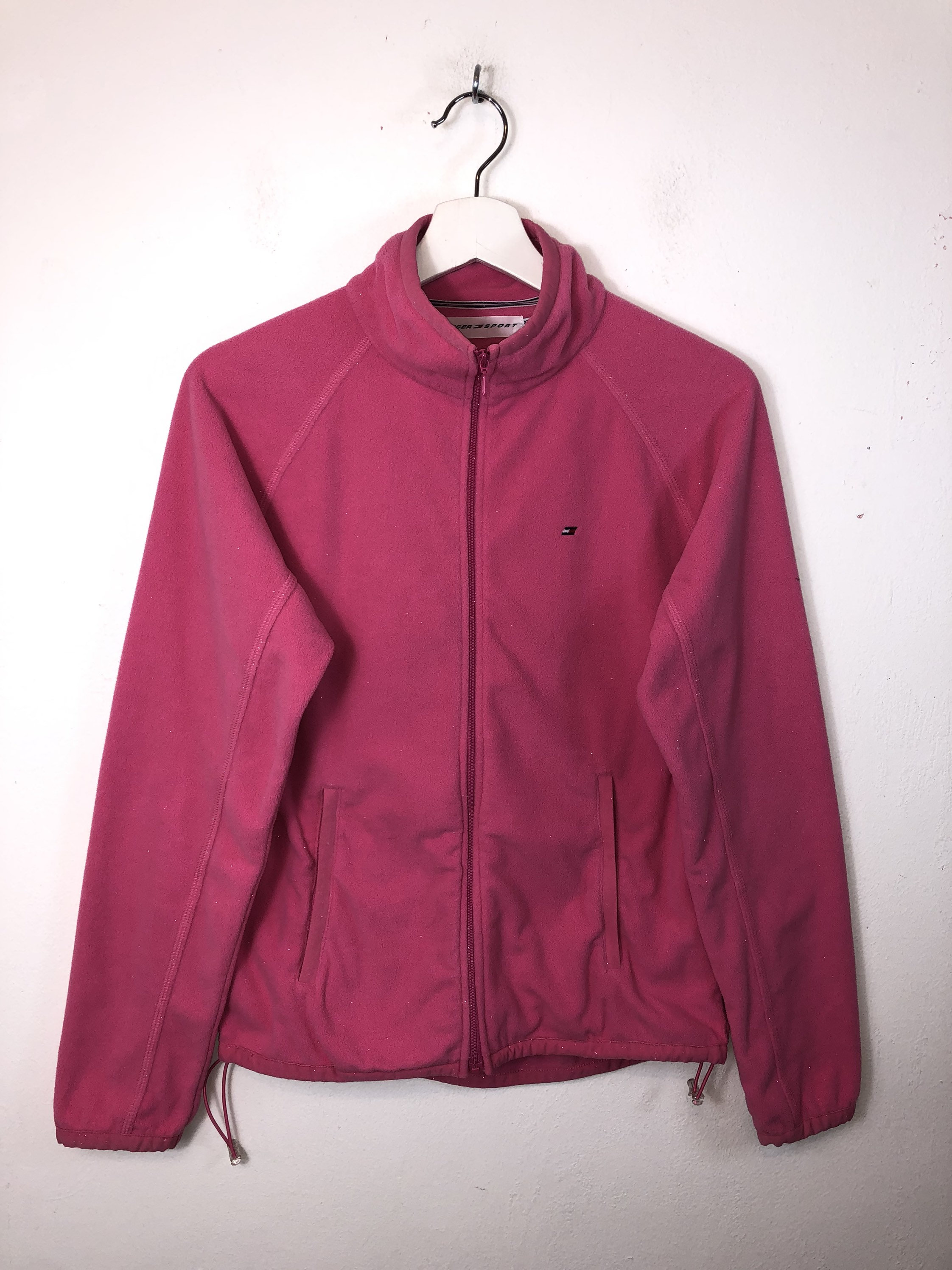 Image of Women's Tommy Hilfiger Sport Fleece Jacket Sweatshirt Sweater Jumper Uk Size