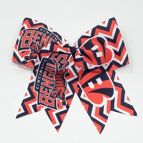 Bengals Football Hair Bow