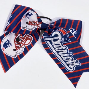 Patriots Girls Hair Bow